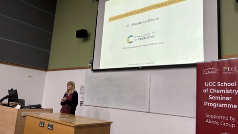 Judith Giving RSC Talk in University College Cork (UCC)