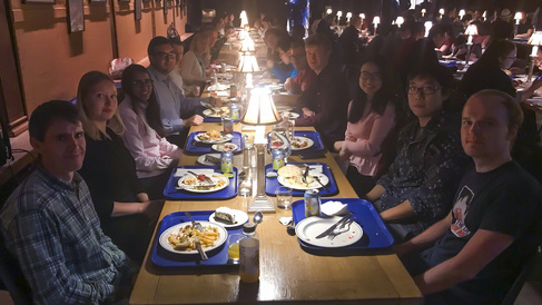 Group dinner at Trinity College