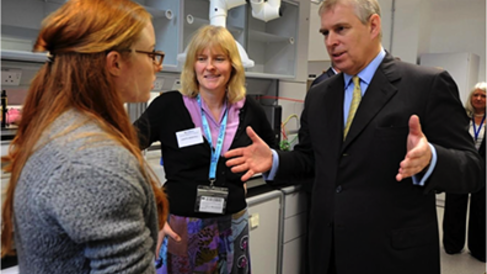HRH The Duke of York visits the department