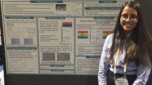 Tahmida Huq at Fall MRS meeting