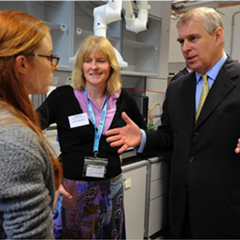 HRH The Duke of York visits the department