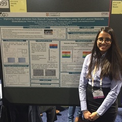 Tahmida Huq at Fall MRS meeting