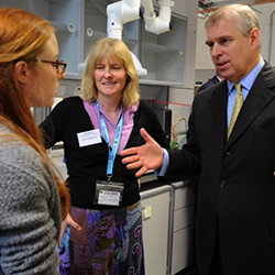 HRH The Duke of York visits the department