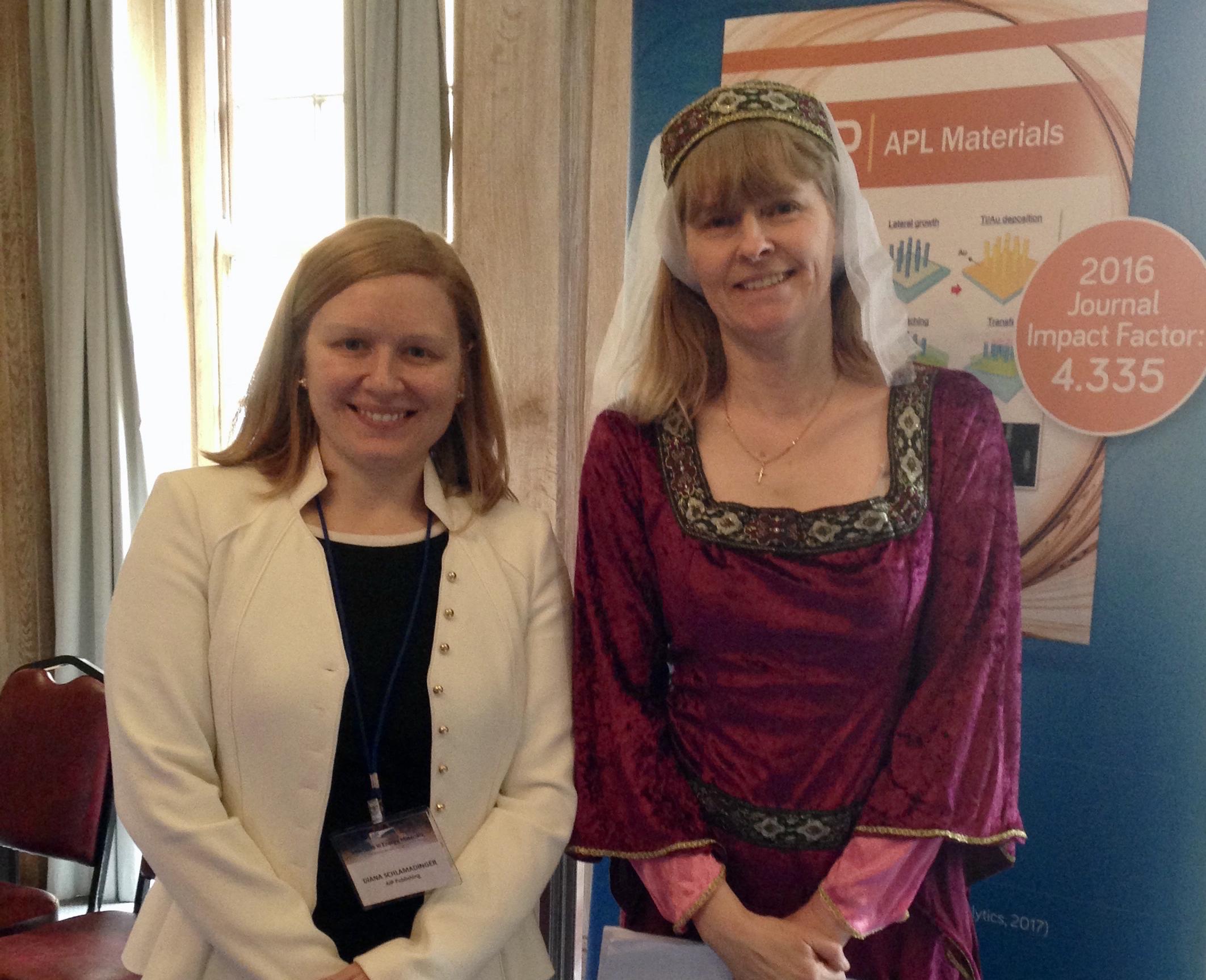 Diana and Judith APL Materials Conference, 10-12 April 2018