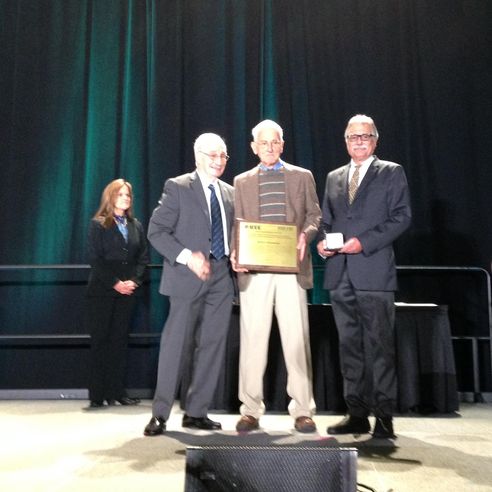 Dr. Bob Hammond from Stanford honoured the IEEE James Wong Award ASC 2018 Conference in Seattle